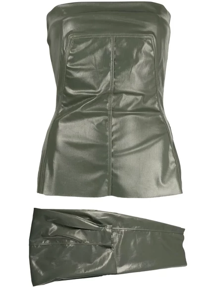 Макси-юбка Rick Owens с высокой талией green
