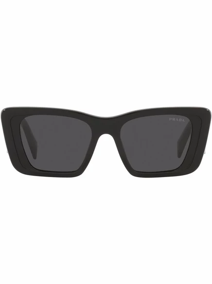 Солнцезащитные очки в квадратной оправе Prada Eyewear black