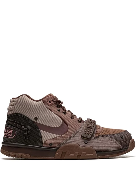 Кроссовки Nike Air Trainer 1 x Travis Scott, коричнево-бежевые