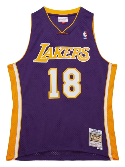 Мужская майка mitchell & ness lakers sasha vujacic, фиолетовая