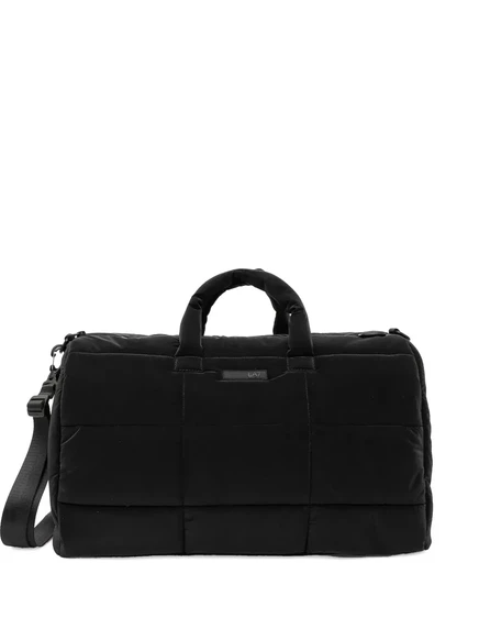 Стеганая дорожная сумка EA7 Emporio Armani, черная