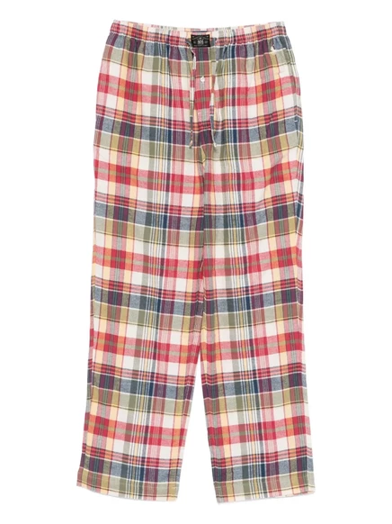 Мужские пижамные брюки Polo Ralph Lauren в клетку, красные