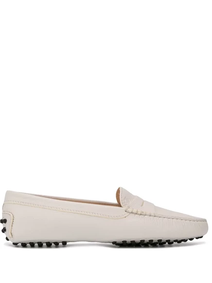Женские мокасины Tod's Gommino, белые