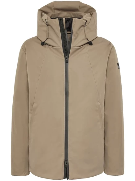 Стеганая куртка с нашивкой с логотипом Boggi Milano  neutrals
