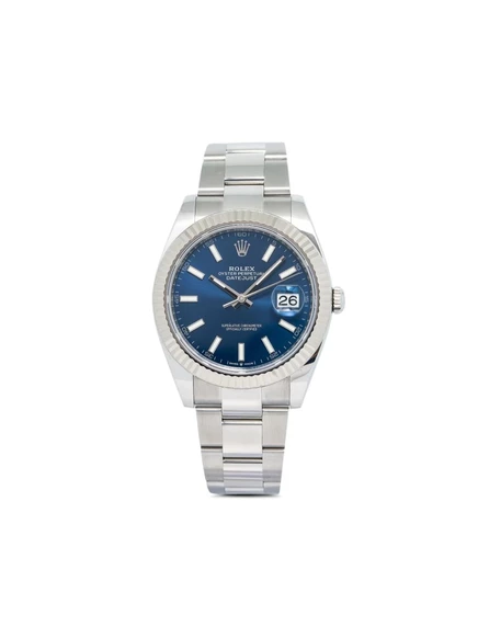 Мужские часы Rolex Datejust 41 мм, сталь, синий циферблат