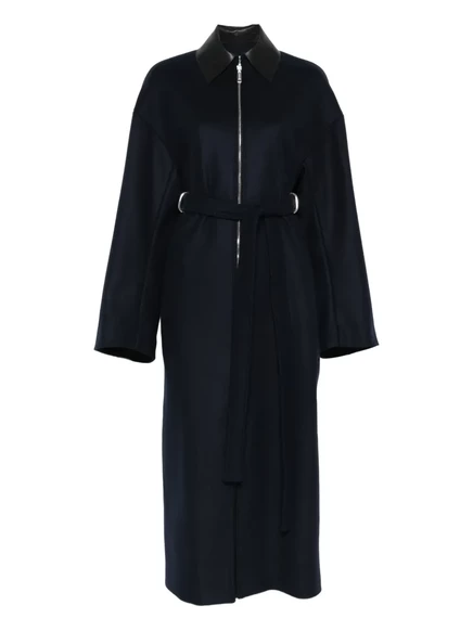 Женское тренч-пальто Sportmax на молнии, черное