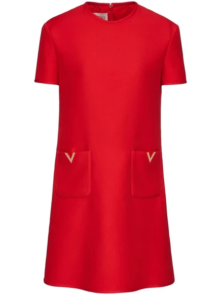 Женское платье Valentino Garavani Crepe Couture, рубиновое