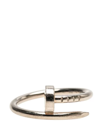 Женское кольцо Cartier Juste un Clou 18K белое золото, р.11