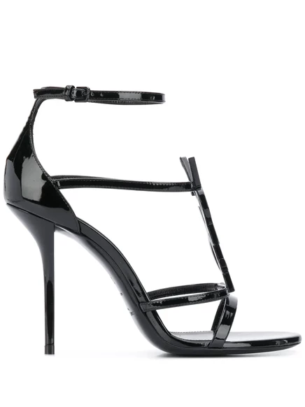 Женские босоножки Saint Laurent Cassandra, чёрные