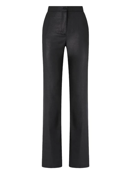 Брюки PINKO с металлическим эффектом black