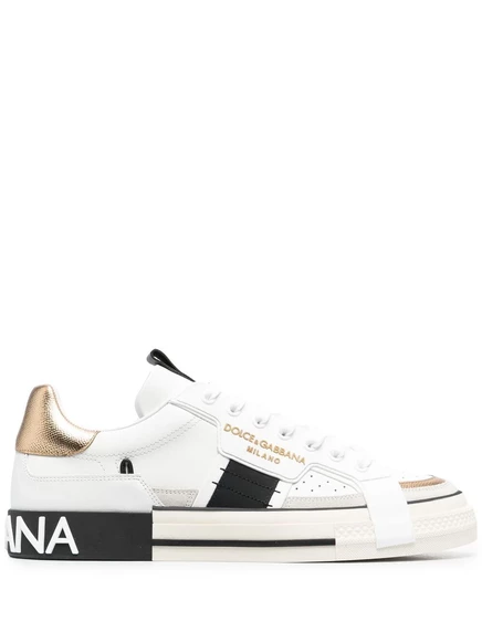 Мужские кроссовки Dolce & Gabbana Custom 2.Zero, белые