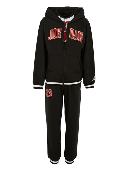 Комплект спортивного костюма Jordan Kids с капюшоном black