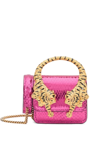 Женская сумка‑тоут Roberto Cavalli Roar, розовая