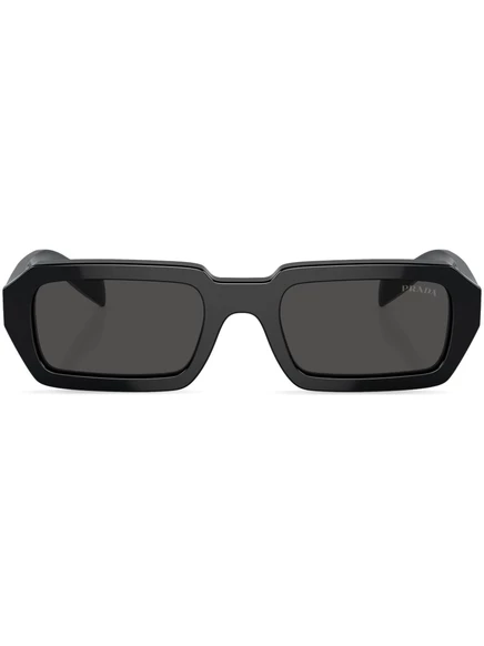 Прямоугольные солнцезащитные очки с логотипом Prada Eyewear и надписью black