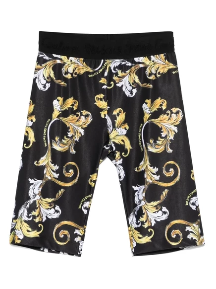Женские шорты Versace Jeans Couture Barocco, черные