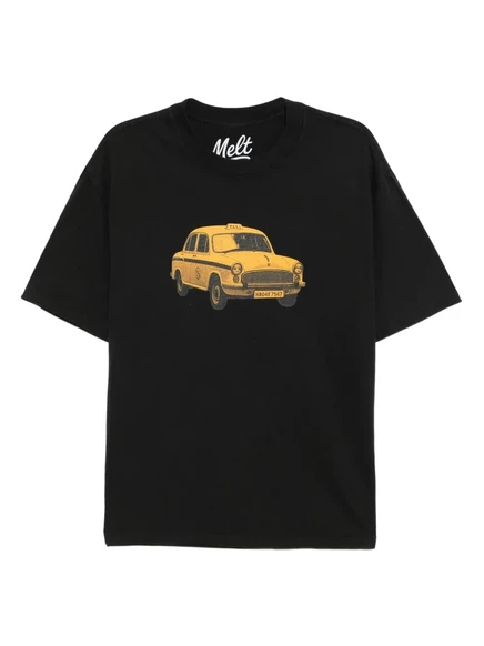 Мужская футболка Melt с принтом, черная