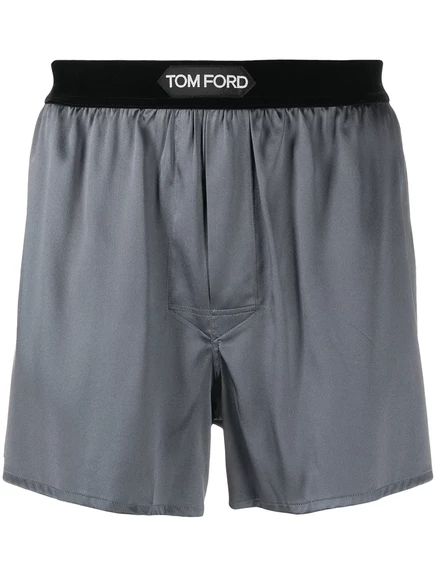 Мужские боксеры Tom Ford из шелка, серые