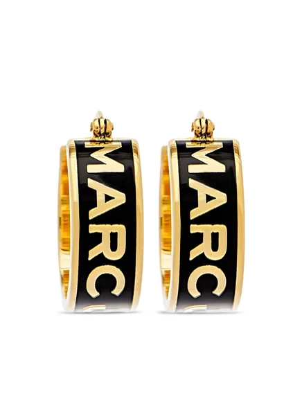 Женские серьги-кольца Marc Jacobs The Button, золотистые
