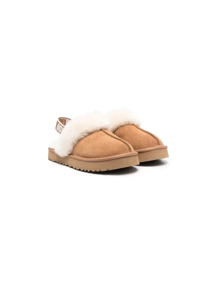 Шлепанцы UGG Kids Funkette с откидной спинкой brown