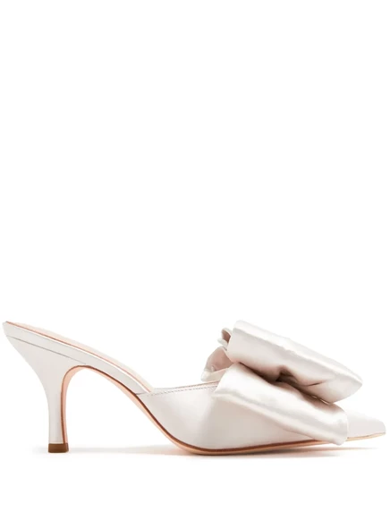 Женские мюли Loeffler Randall Margot 80 мм, кремовые