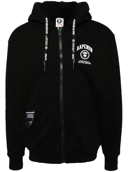 Мужская куртка AAPE BY A BATHING APE с капюшоном, черная