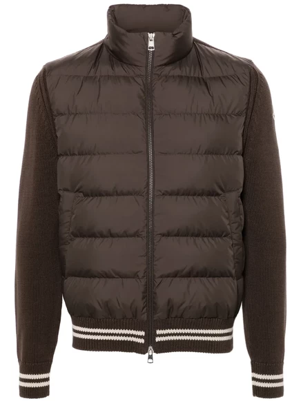 Мужская пуховая куртка Moncler, шоколадная
