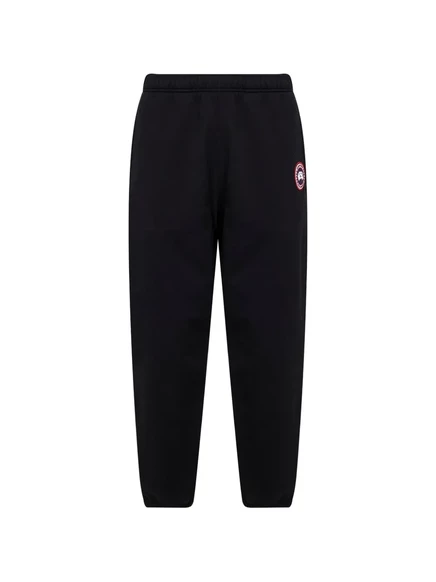 Мужские спортивные брюки Canada Goose с логотипом, черные