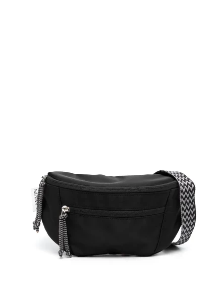 Мужская поясная сумка Lanvin Curb малая, черная