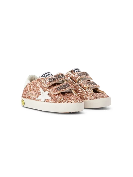 Олдскульные кроссовки Golden Goose для детей pink