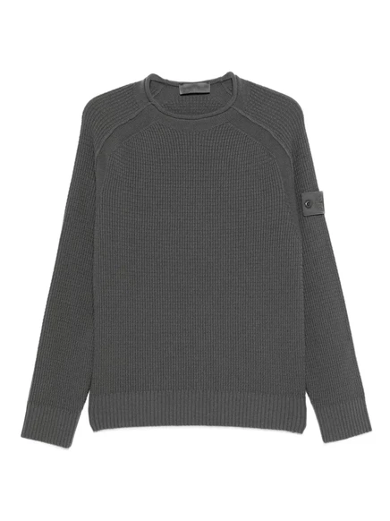 Мужской свитшот Stone Island с регланом, серый