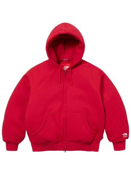 Мужская худи Supreme x The North Face, красная