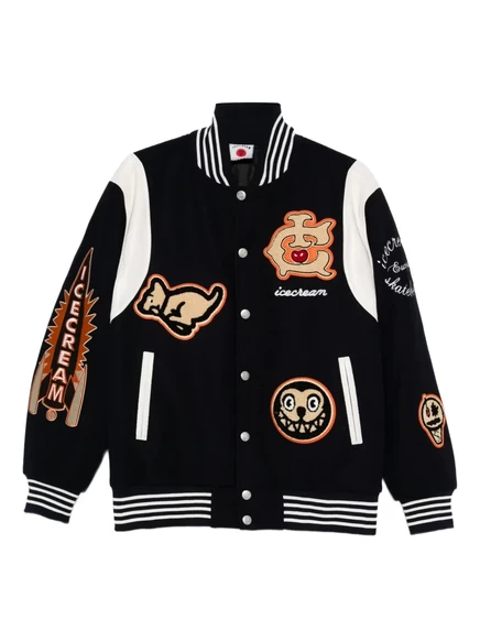 Мужская куртка Icecream в стиле varsity, синяя