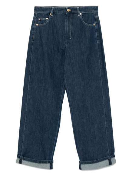 Джинсы с манжетами от Max Mara blue