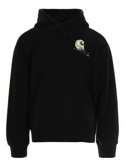 Мужское худи Carhartt WIP Jake Garcia с принтом, черное
