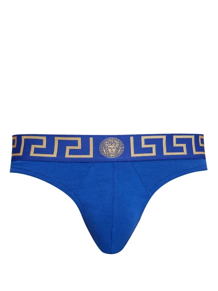 Мужские брифы Versace Medusa Greca, синий