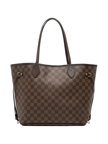 Сумка-тоут Damier Ebene Neverfull MM, бывшая в употреблении у Louis Vuitton в 2009 году brown