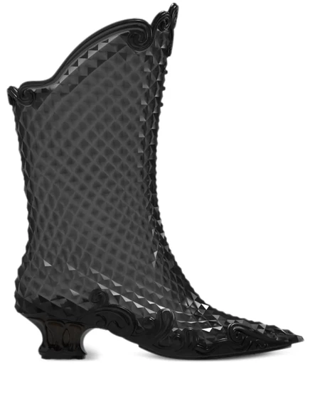 Женские сапоги Yproject x Melissa, чёрные