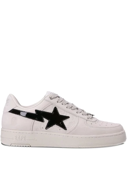 Кроссовки A Bathing Ape STA с логотипом, белые