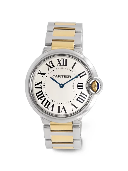 Наручные часы Cartier Ballon Bleu 36 мм, бежевые