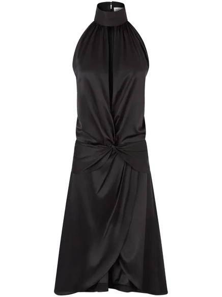 Женское платье Nina Ricci со сборками, черное