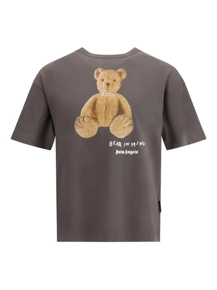 Мужская футболка Palm Angels Bear in Mind, серая