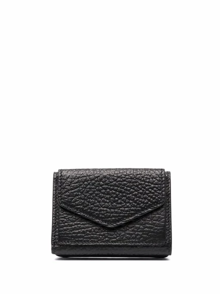 Кошелек-конверт Maison Margiela с четырьмя стежками, черный