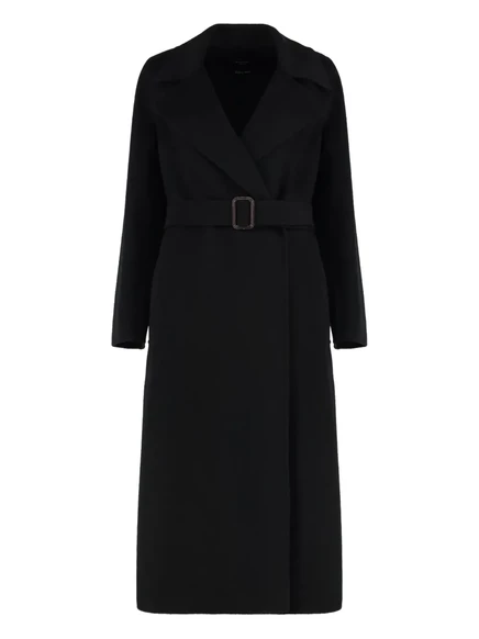 Женское шерстяное пальто Weekend Max Mara Manu, черное