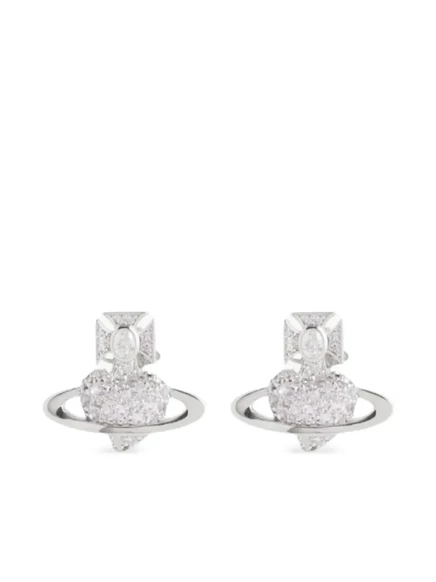 Женские серьги Vivienne Westwood Agnatha с орбом, серебристые