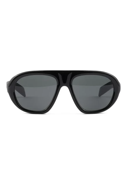 Солнцезащитные очки в пилотской оправе Prada Eyewear black