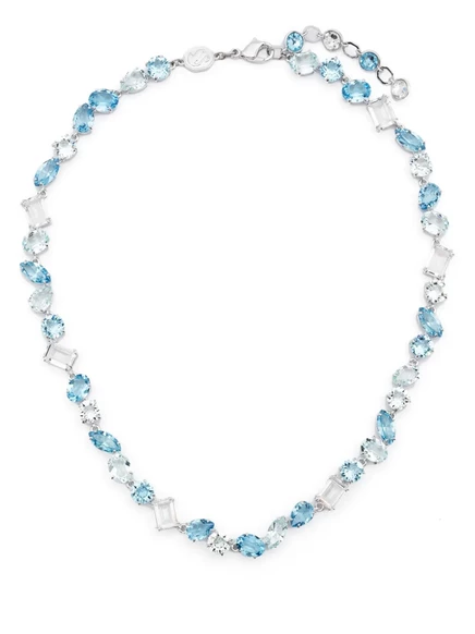 Женское ожерелье Swarovski Gema с кристаллами, голубое