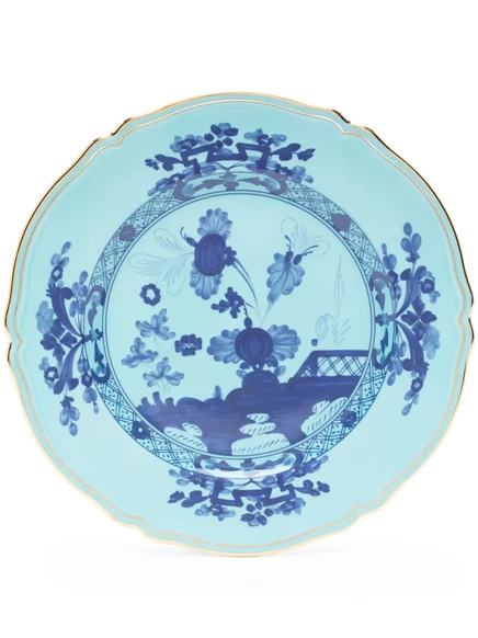 Сервировочная тарелка Ginori 1735 Oriente Italiano, голубая