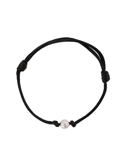 Мужской браслет Nialaya Jewelry виниловый, черный