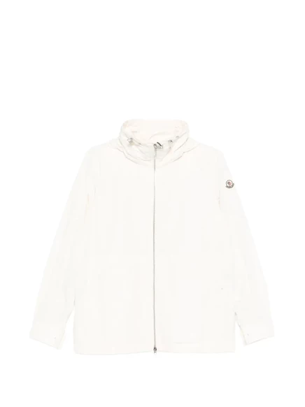 Женская короткая парка Moncler Enette на молнии, нейтральная