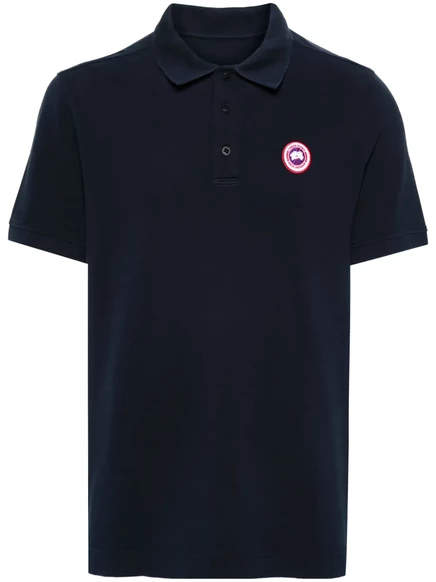 Мужское хлопковое поло Canada Goose Beckley, темно-синее